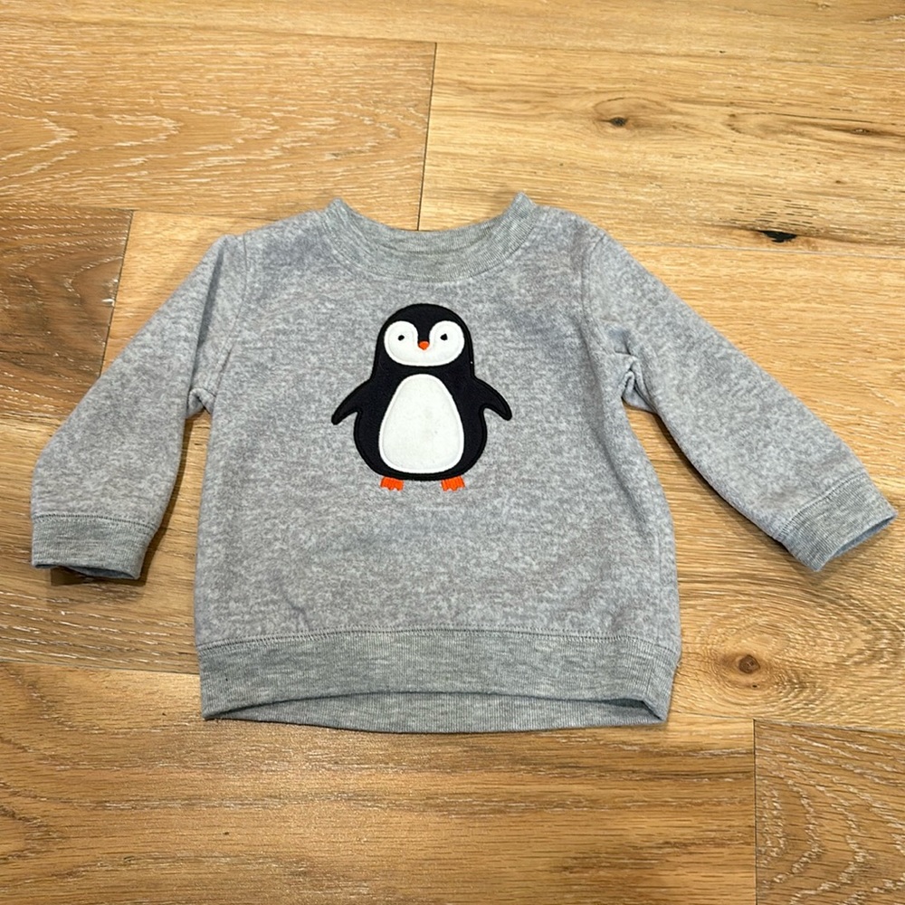 Baby Fleece Penguin Sweatshirt